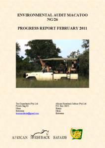 ENVIRONMENTAL AUDIT MACATOO NG/26 PROGRESS REPORT FEBRUARY 2011