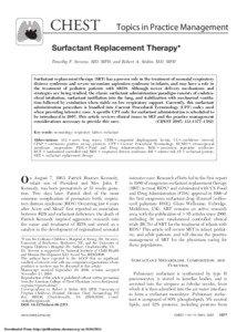 CHEST  Topics in Practice Management