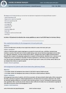 Systematic review / Clinical research / Medical informatics / Mind-body interventions / Randomized controlled trial / Pain management / Cochrane Collaboration / Back pain / Low back pain / Medicine / Health / Pain