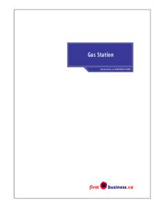 Gas Station firstbusiness.ca BUSINESS PLANS Cedar Hill Gas Station Business Plan July 2003