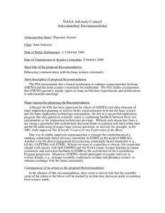 Microsoft Word - PSS.Recommendation.4.2-3Oct08.Final.doc