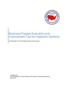 Business Process Evaluation and Improvement Tool for Inspection Systems
