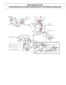 Cibola National Forest Kiowa/Rita Blanca and Black Kettle/McClellan Creek National Grasslands 2  8.5 S of Fort Wingate, NM 400