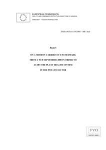 Agriculture / Staple foods / Tubers / Clavibacter michiganensis / Micrococcineae / Soil biology / Potato / Denmark / Ditylenchus destructor / Biology / Food and drink / Potatoes