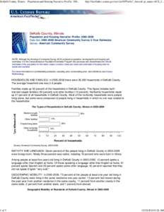 DeKalb County, Illinois - Population and Housing Narrative Profile: [removed]