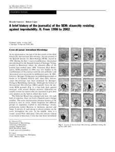 Open access journals / Impact factor / International Microbiology / Public health journal / Nature / Institute for Scientific Information / BMJ / Peer review / Publishing / Academia / Academic publishing