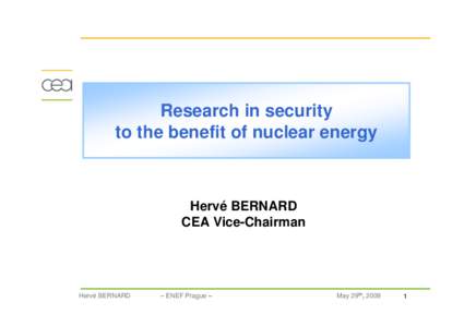 Chemical /  biological /  radiological /  and nuclear / Emergency management / Public safety / Hervé / Nuclear proliferation / Critical infrastructure protection / Weapon of mass destruction / National security / Nuclear weapons / Security