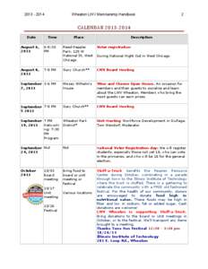 [removed]Wheaton LWV Membership Handbook 2