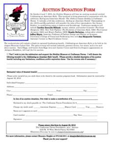 Microsoft Word - auction donation Form