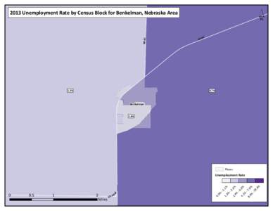 ´  NE[removed]Unemployment Rate by Census Block for Benkelman, Nebraska Area