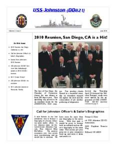 Newsletter Volume 2, Issue 2 June 2010 version #2