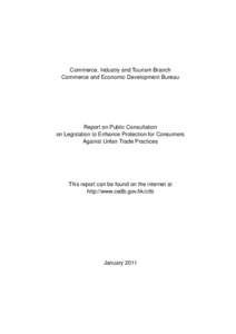 Law / Consumer protection / Private law / Bait-and-switch / Fair trade / United Kingdom company law / Business / Consumer protection law / Fraud