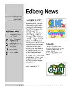 . . . Edberg News JUNE/JULY 2014