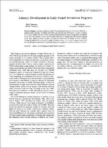 Canadian PsychologyVol. 49, No. 2, Copyright 2008 hy the Canadian Psychological Association 0708-559I/a8/$I2.00 DOI: 