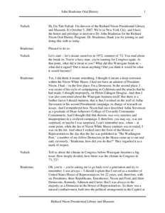 Microsoft Word - Brademas, John Transcript.doc
