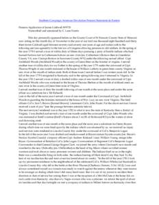 Southern Campaign American Revolution Pension Statements & Rosters Pension Application of James Caldwell W9770 Transcribed and annotated by C. Leon Harris This day personally appeared before us the County Court of St Fra