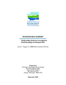 Environmental remediation / Hammersley Inlet / Polychlorinated biphenyl / Ecology / Pollution / Soil contamination / Environment