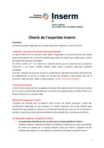 Microsoft Word - Charte expertise InsermMB.doc