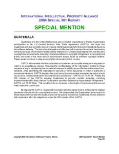 Microsoft Word - SPECIAL MENTION 2004 Sp 301 GUATEMALA FINAL.doc