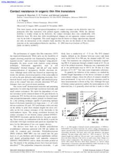 APPLIED PHYSICS LETTERS  VOLUME 84, NUMBER 2 12 JANUARY 2004