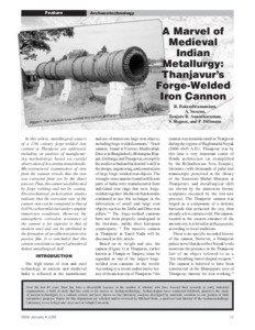 A Marvel of Medieval Indian Metallurgy: Thanjavur’s Forge-Welded Iron Cannon