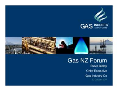 Gas NZ Forum Steve Bielby Chief Executive Gas Industry Co 20 October 2011