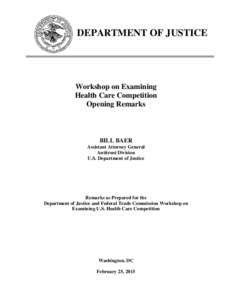 Accountable care organization / Managed care / Medicine / Health care in the United States / Medicare / United States antitrust law / Health insurance exchange / Patient Protection and Affordable Care Act / United States National Health Care Act / Healthcare reform in the United States / Health / Healthcare in the United States