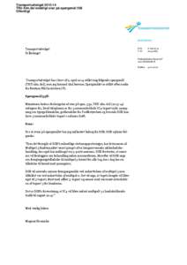 Transportudvalget[removed]TRU Alm.del endeligt svar på spørgsmål 558 Offentligt