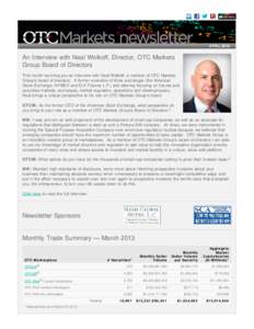 OTC Markets Newsletter - April 2013