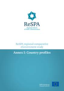 ReSPA regional comparative eGovernment study Annex I: Country profiles  Authors