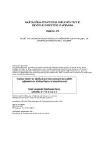 ZAJEDNIČKA STRATEGIJA IMPLEMENTACIJE OKVIRNE DIREKTIVE O VODAMA Vodič br. 19 VODIČ O KEMIJSKOM MONITORINGU POVRŠINSKIH VODA U SKLADU SA OKVIRNOM DIREKTIVOM O VODAMA