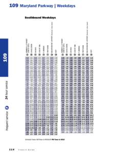 109  Maryland Parkway | Weekdays BONNEVILLE TRANSIT CENTER (BTC)