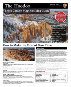 The Hoodoo  National Park Service U.S. Department of the Interior  Bryce Canyon Map & Hiking Guide