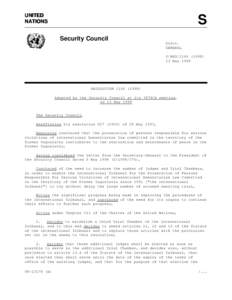 UNITED NATIONS S Security Council Distr.