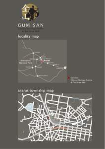 locality map  Horsham Stawell Great Western