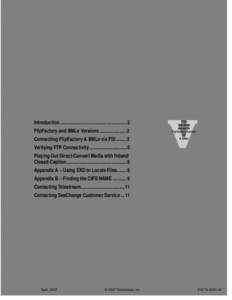 FlipFactory / Telestream / Network protocols / Server Message Block / File Transfer Protocol / Windows / IP address / Computing / Network architecture / Computer architecture