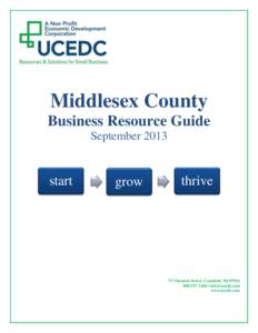 Middlesex County Business Resource Guide September 2013 start
