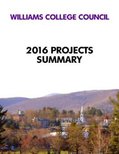 2016 PROJECTS SUMMARY TABLE OF CONTENTS Executive Board Vice President For Operations: Michael Rubel ’19