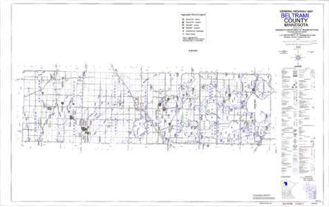 GENERAL HIGHWAY MAP  BELTRAMI COUNTY  Aggregate Source Legend