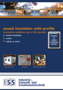 sound insulation with profile innovative solutions out of the practice sound insulation screen safety at work