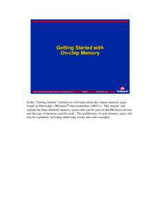 Electronics / Microcontrollers / Non-volatile memory / EEPROM / PIC microcontroller / EPROM / Read-only memory / Flash memory / Harvard architecture / Computer memory / Computer hardware / Computing