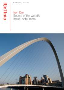 Capability brochure  December 2012 Iron Ore Source of the world’s