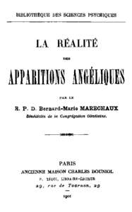 La réalité des apparitions angéliques