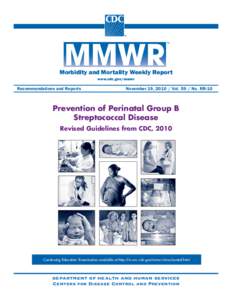 Morbidity and Mortality Weekly Report www.cdc.gov/mmwr Recommendations and Reports	  November 19, 2010 / Vol[removed]No. RR-10