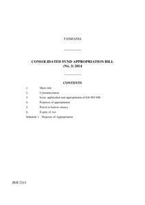 Government of the United Kingdom / Law / Appropriation Act / Politics of the United Kingdom / Appropriation bill / Appropriation / Parliament of Singapore / Money bill / Government / Public law / Consolidated Fund