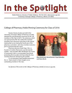 Pharmacist / Pharmacy school / University of Georgia College of Pharmacy