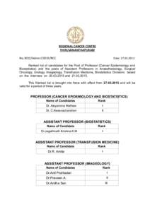 Public health / Bioinformatics / Biostatistics / Demography