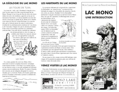 Natural History brochure - French.indd