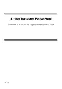 British Transport Police / Law enforcement in the United Kingdom / Transport / Railways and Transport Safety Act / Police and Crime Commissioner / Police authority / Transit police / Law enforcement / Rail transport in Great Britain / Department for Transport