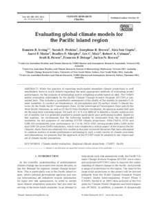 CLIMATE RESEARCH Clim Res Vol. 49: 169–187, 2011 doi: [removed]cr01028